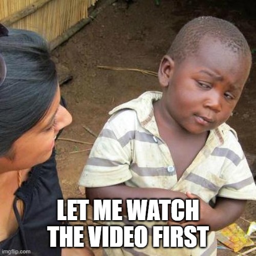 meme When a YouTuber asks for a subscription at the beginning of the video ...