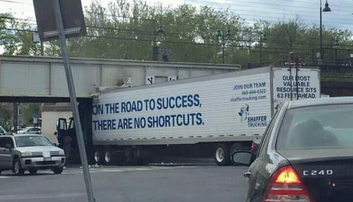 There is no shortcuts!