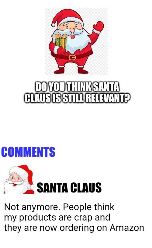 meme Poor Santa