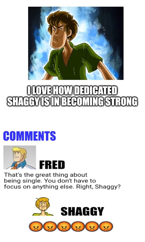 meme Shaggy is not amused