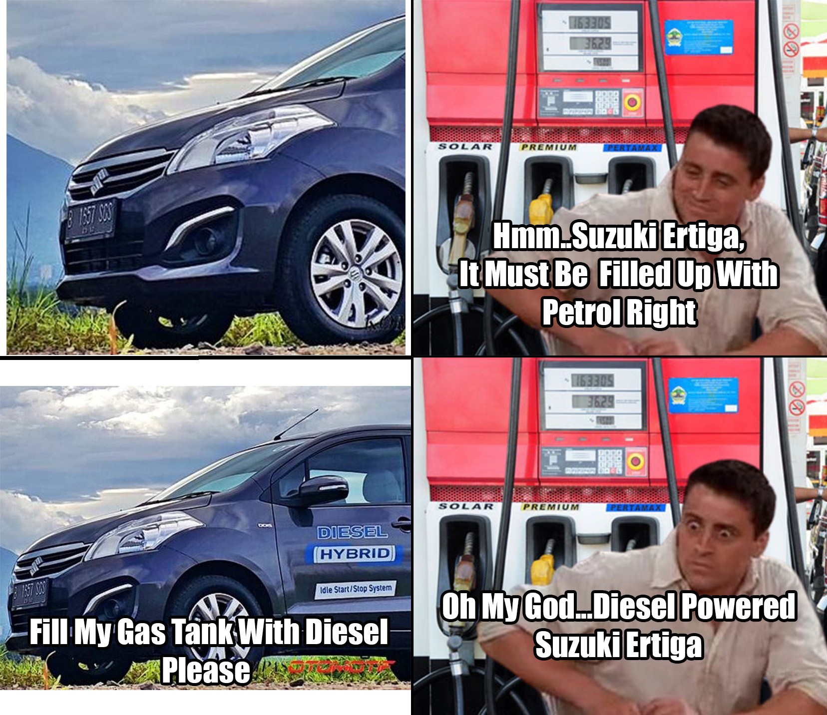 In Indonesia, Diesel Powered Suzuki Ertiga is rarer than the gasoline powered ones