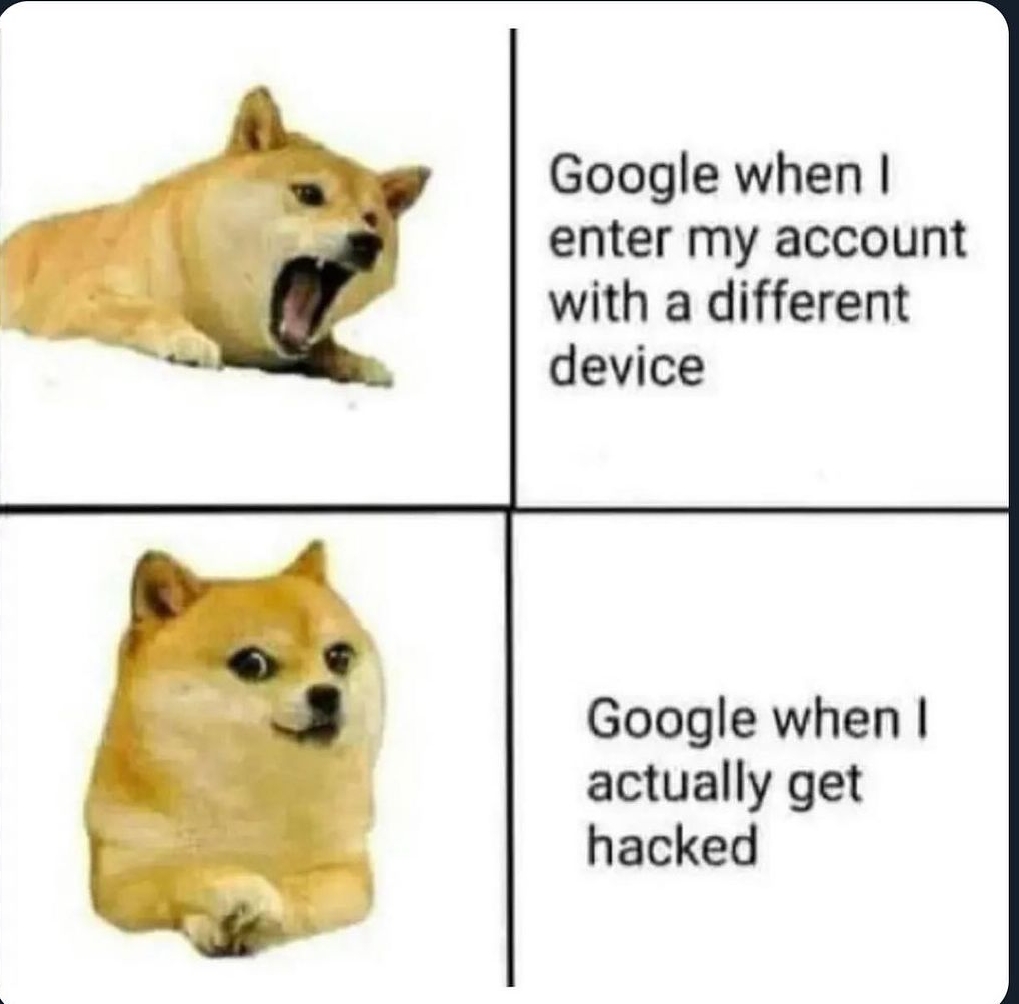 meme Google 😂 vs Hackers