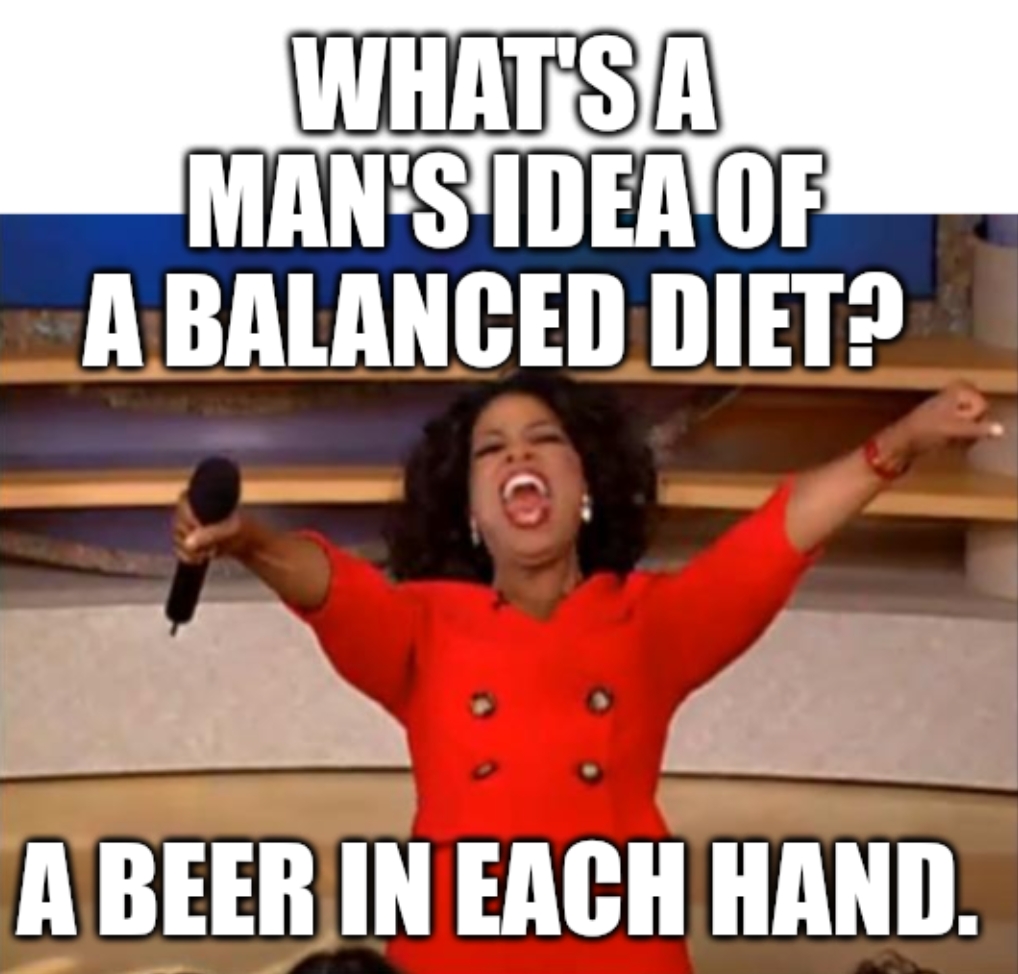 meme A beer in each hand 