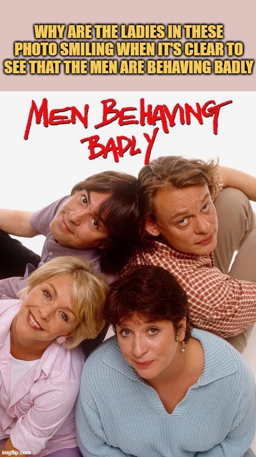 The ladies seem to be enjoying the stinky habits the men are using