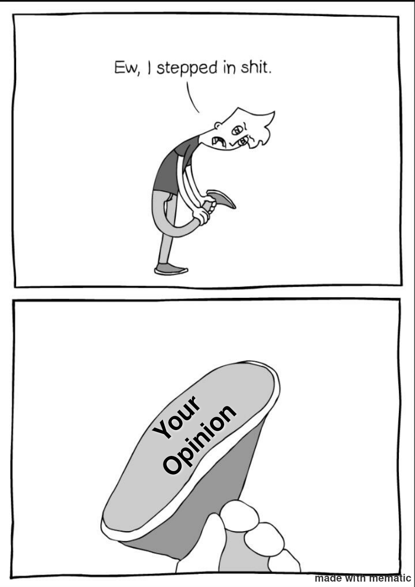 I didn't ask meme