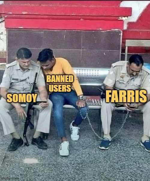 Users after they break the rules ...