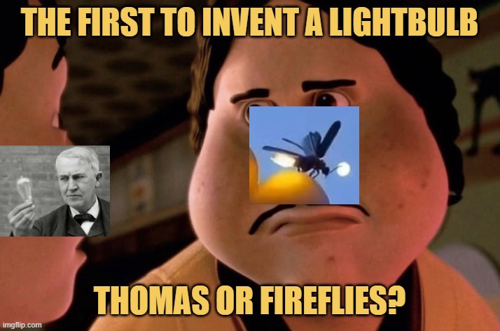 who invented the lightbulb? meme