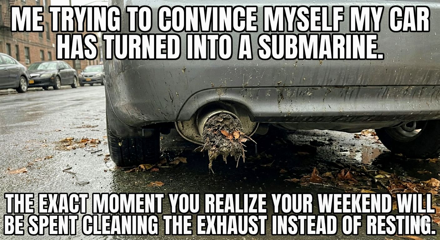 mother nature 1 - my car 0 meme