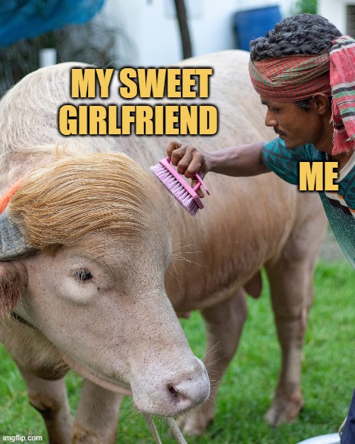 she is very sweet :  ) meme