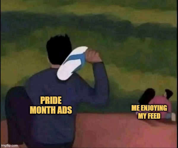 pride month cringe meme