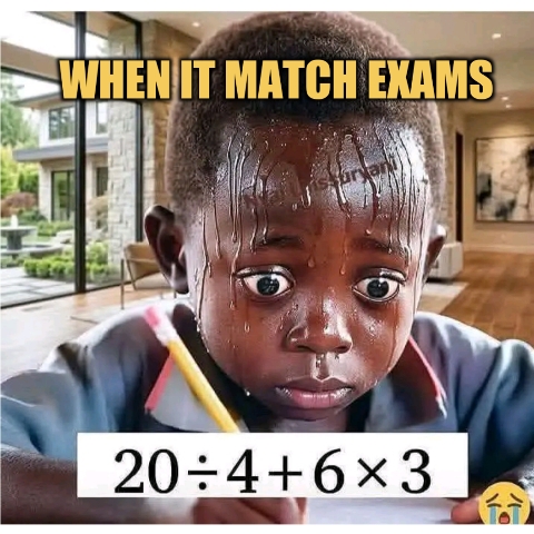 when it math exam meme