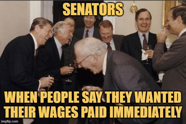 the senators truly understand the civil servants meme