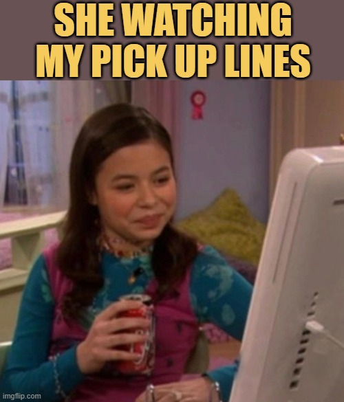 i am rizzing her meme