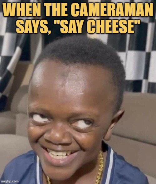 i smile like evil meme