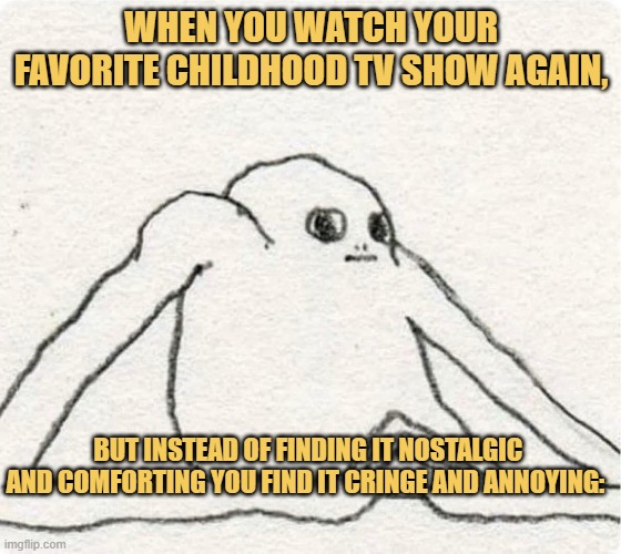 childhood cringe meme
