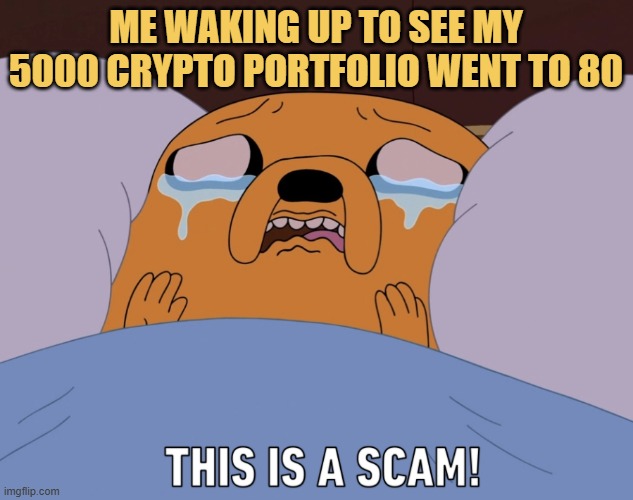 Fuck crypto  meme