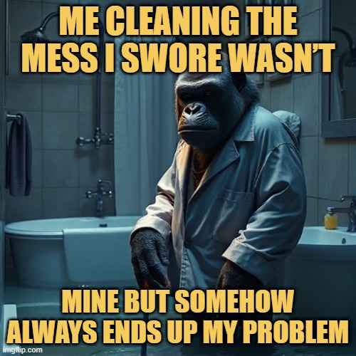 mine but somehow always ends up my problem