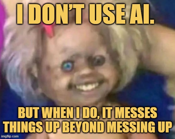 when i use ai meme