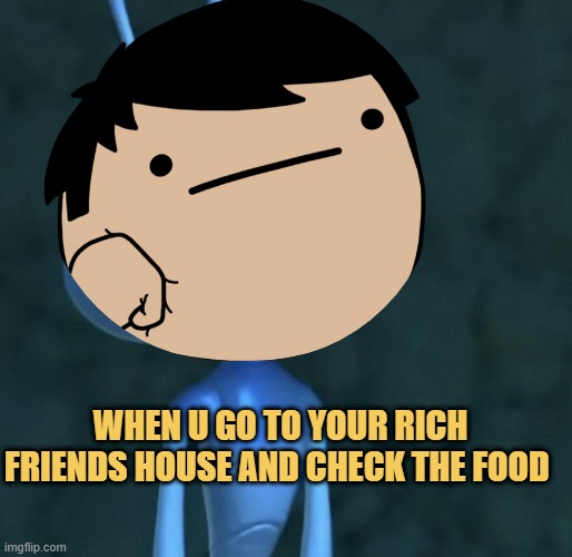 visiting rich guy's house meme