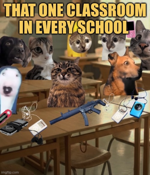 full of chaos and gangster nigga's meme