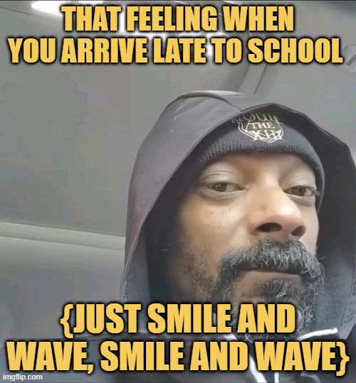 No smile for me