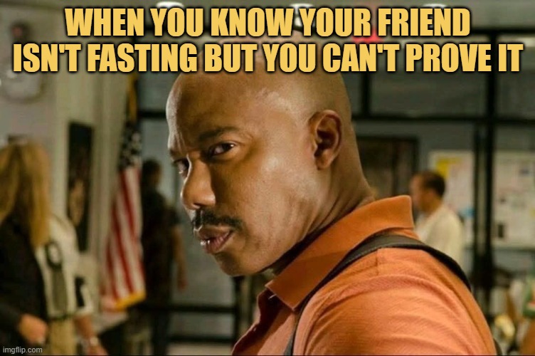 Watching you like a hawk to see if you accidentally reach for a snack  meme