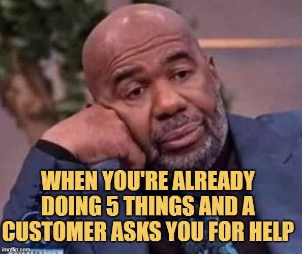 Can't you see I am busy