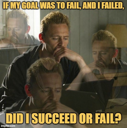 When my target was failing