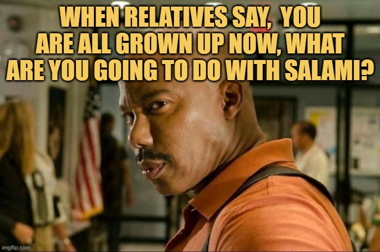 Never too old for Eid salami  meme