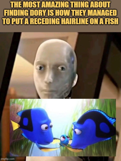 hairline of a fish meme