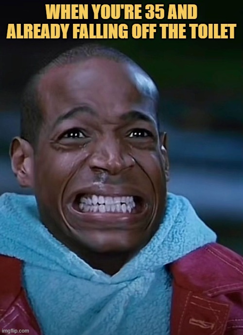 Trying not to laugh at myself