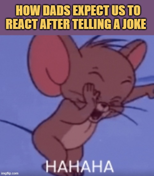 Forcefully laugh