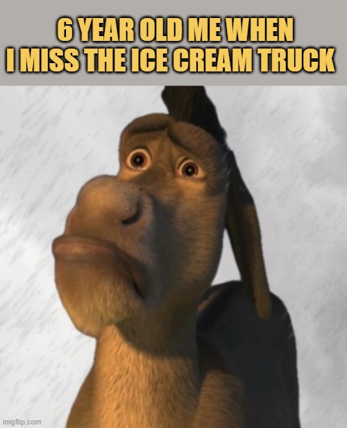 Missed the Ice cream truck