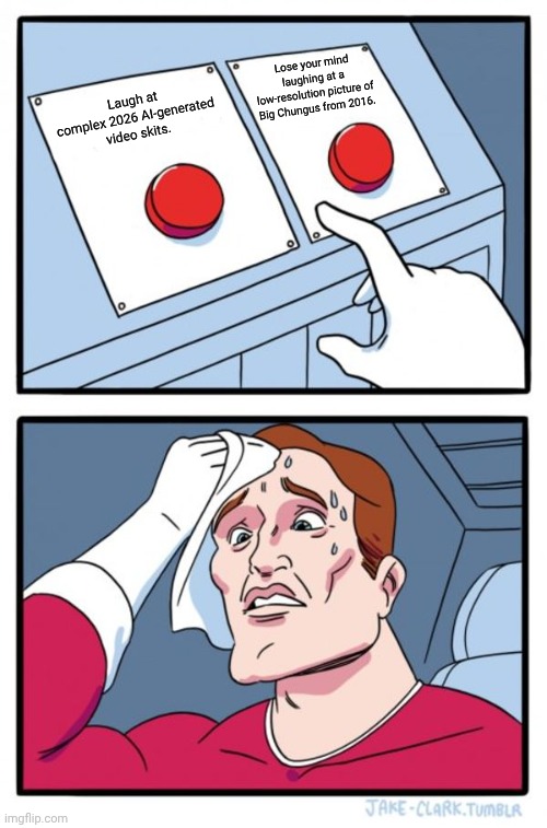 two buttons meme