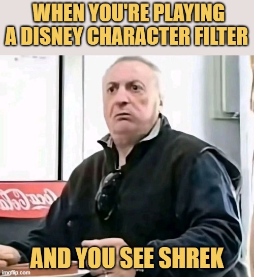 sherk in filter meme