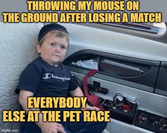 Tweaking after losing