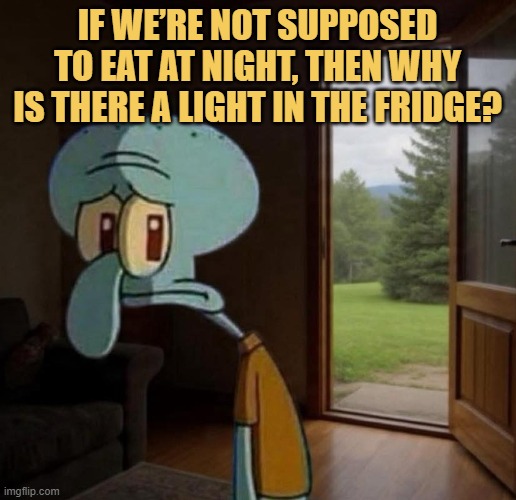Light inside fridge