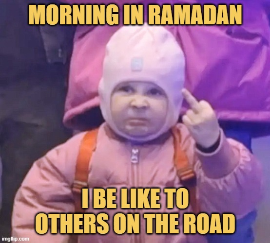 Don't make me eftar because of you ... meme