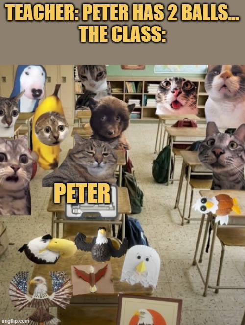 Peter has 2 balls