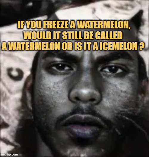 If you freeze a watermelon
