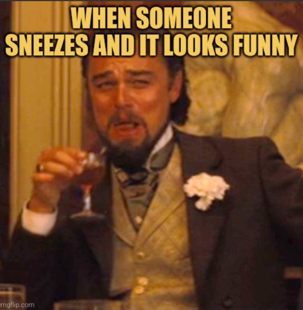 when you can't stop laughing meme