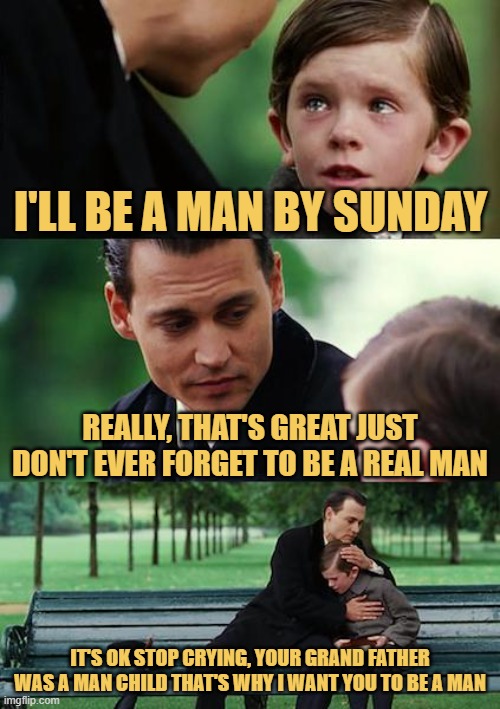 still a manchild meme