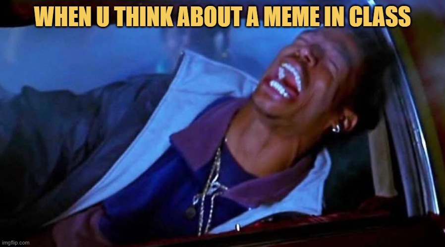 Thinking of meme in class