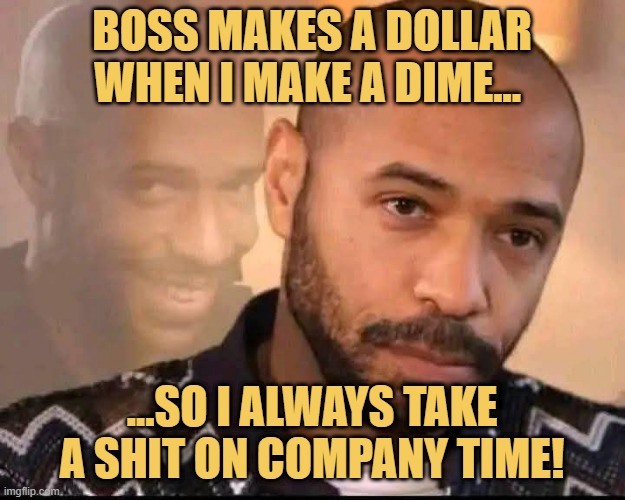 company shit down meme