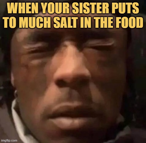I can't eat it
