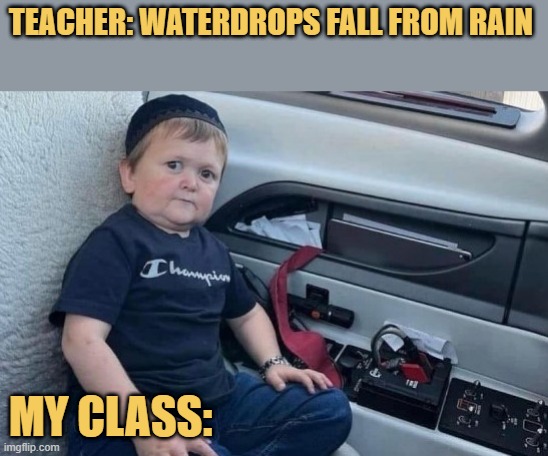we didn't know sir meme