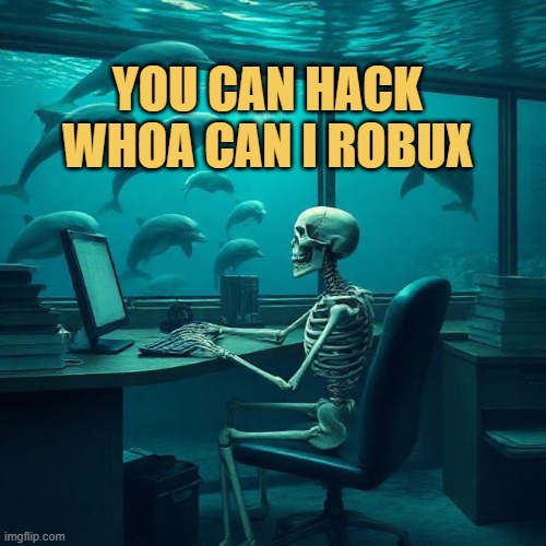 can you robux meme