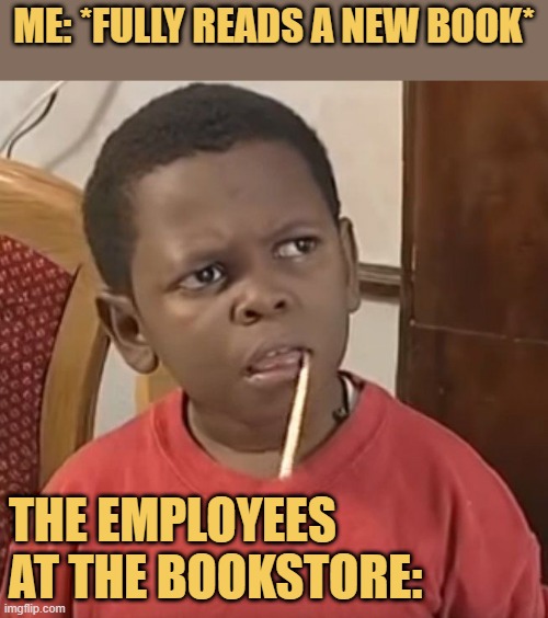 Bought a book for free