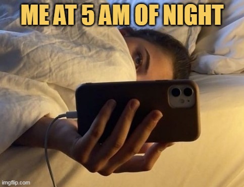 me at every night meme