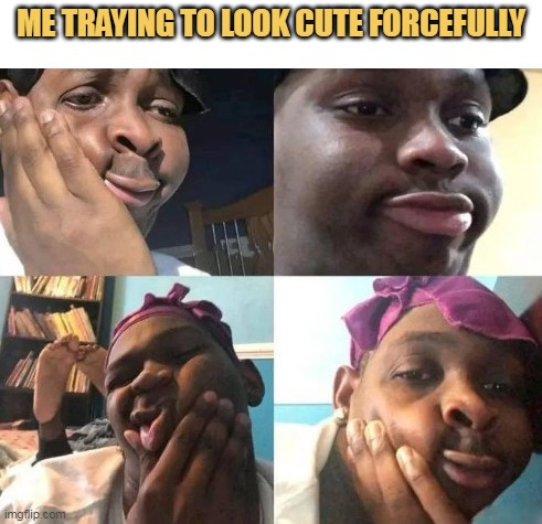 me at the front of mirror meme